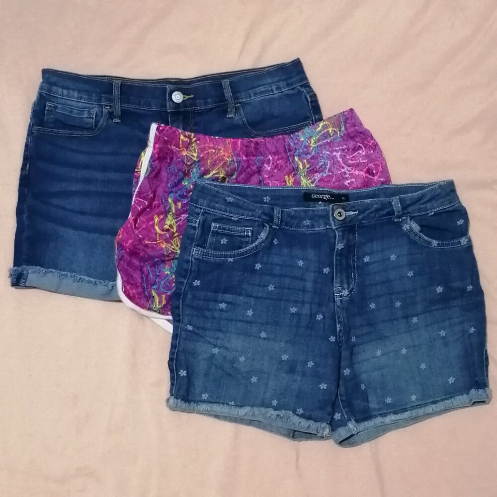 Girls XL (16) 3-Piece Shorts Bundle